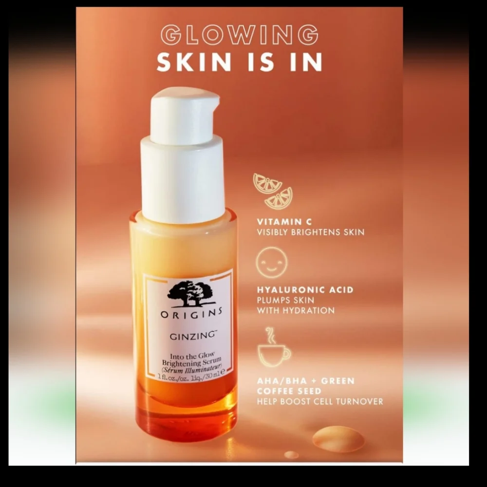 2PC ORIGINS -GINZING™Into The Glow Brightening Serum +Able Skincare